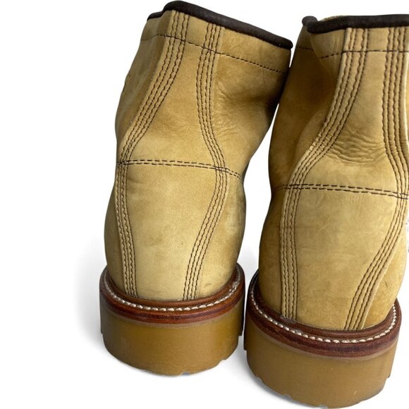 Chippewa Men's 13 Wheat Nubuck Leather Waterproof Work Boots - Picture 8 of 14